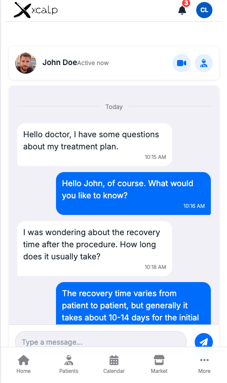 Mobile App Interface